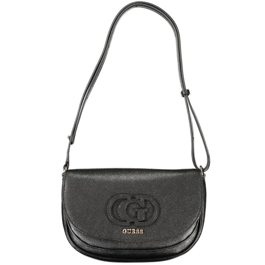 Guess Jeans Black Polyethylene Women Handbag Guess Jeans