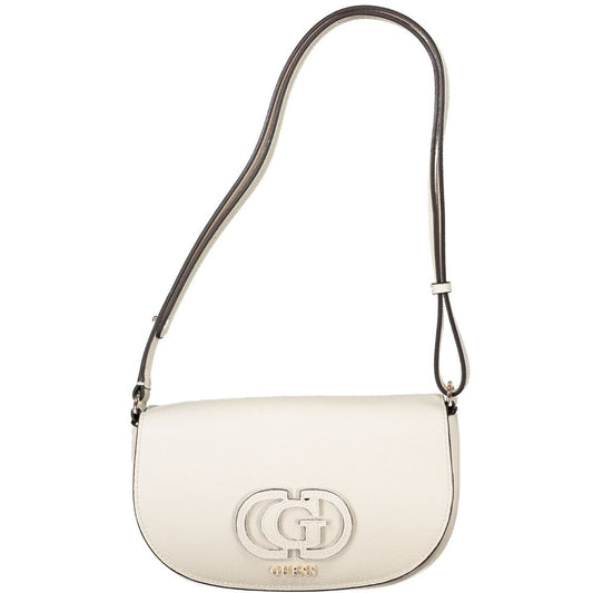 Guess Jeans Bianco Polyurethane Women Handbag Guess Jeans