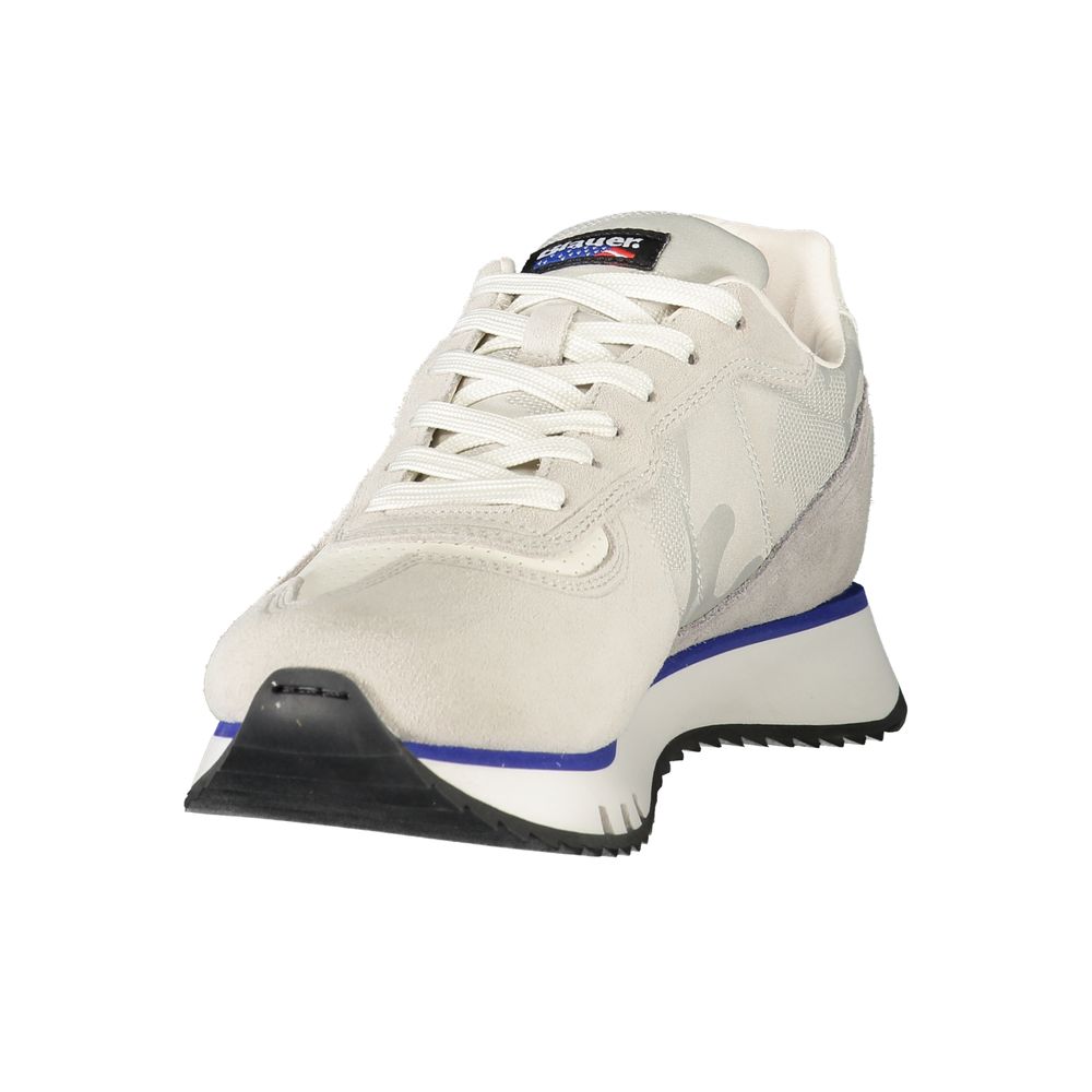 Blauer Grigio polyurethane men's sneaker showing grey slip-on athletic shoe with textured sole and sleek design.