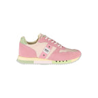 Blauer Rosa women's sneaker made of polyurethane, featuring a sleek design and casual style.