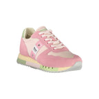 Blauer Rosa women's sneaker made of polyurethane with a sleek design and white rubber sole, ideal for casual wear.
