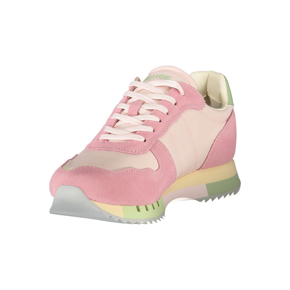 Blauer Rosa women's sneaker featuring polyurethane upper, white sole, and sporty design.