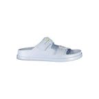 Blauer Azzurro women's slipper made of blue polyurethane with a comfortable slip-on design and textured sole.