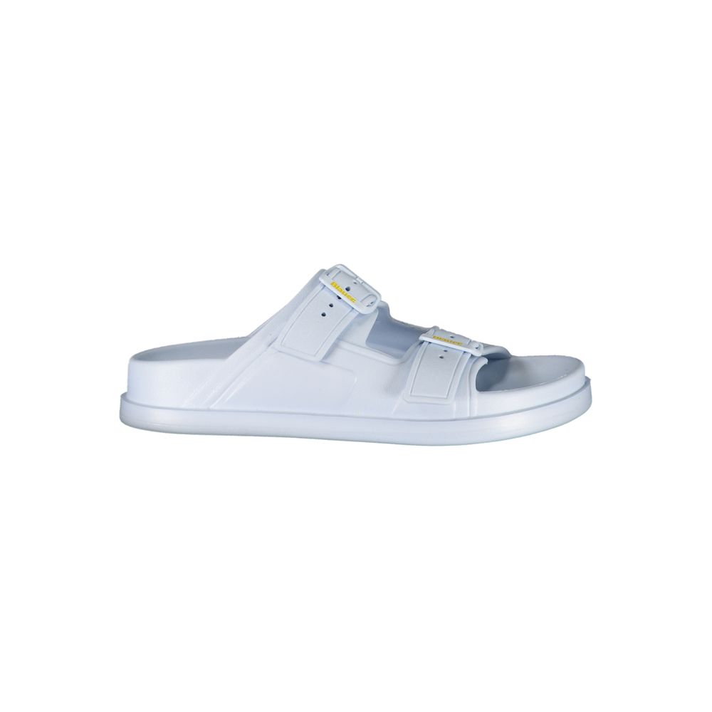 Blauer Azzurro women's slipper made of blue polyurethane with a comfortable slip-on design and textured sole.