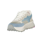 Blauer Azzurro women's polyurethane sneakers with white soles and sleek design, ideal for casual and athletic wear.