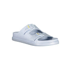 Blauer Azzurro women's slipper made of blue polyurethane, showcasing a comfortable slip-on design with textured sole.