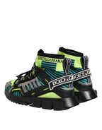 Dolce & Gabbana Multicolor Sorrento Socks Men Sneakers Shoes - Eljoys Fashion 
