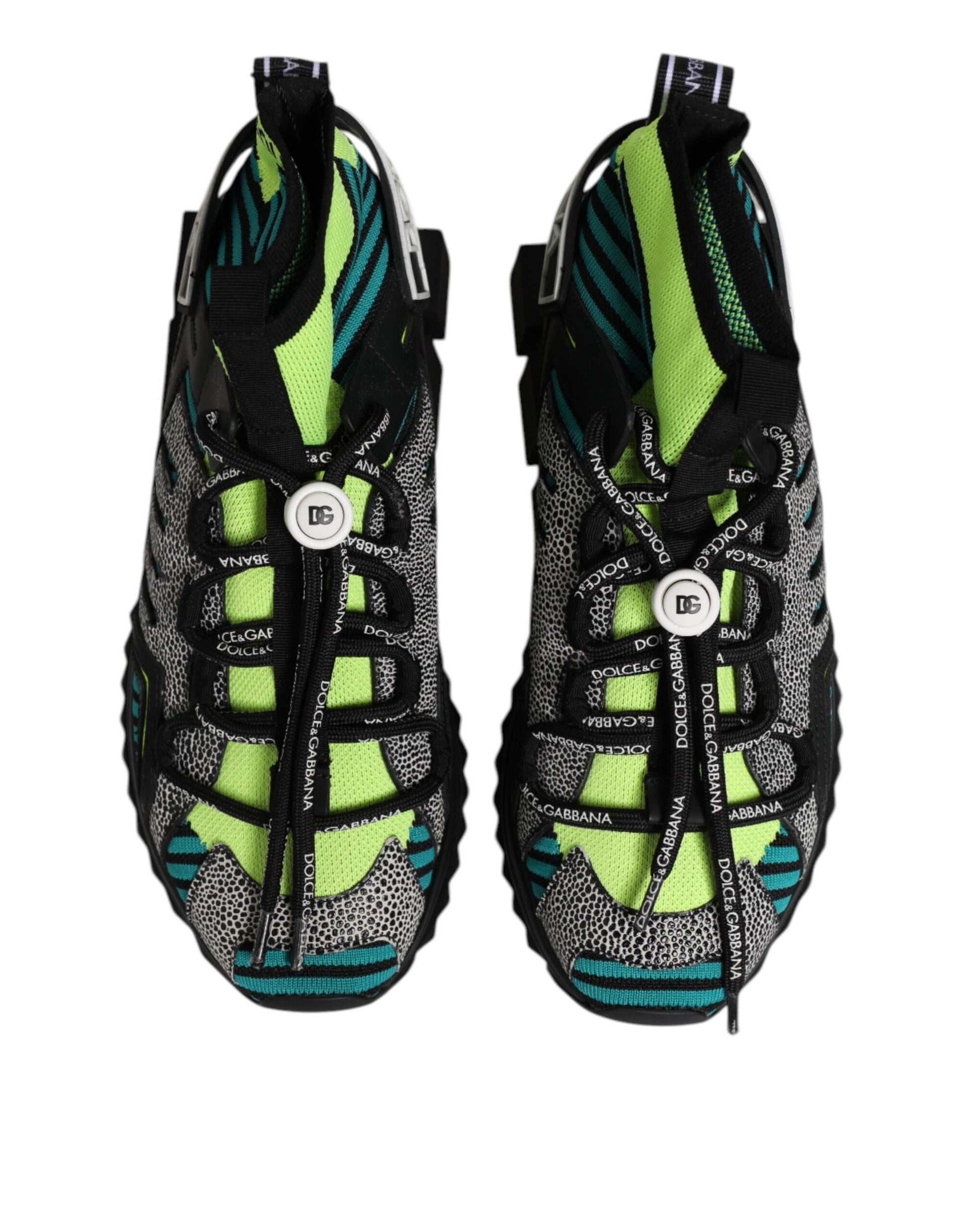 Dolce & Gabbana Multicolor Sorrento Socks Men Sneakers Shoes Dolce & Gabbana