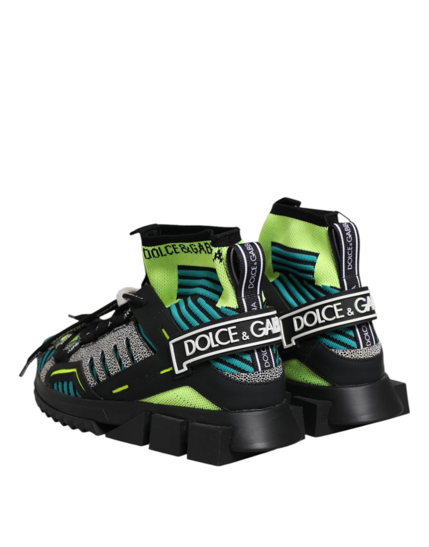 Dolce & Gabbana Multicolor Sorrento Socks Men Sneakers Shoes Dolce & Gabbana