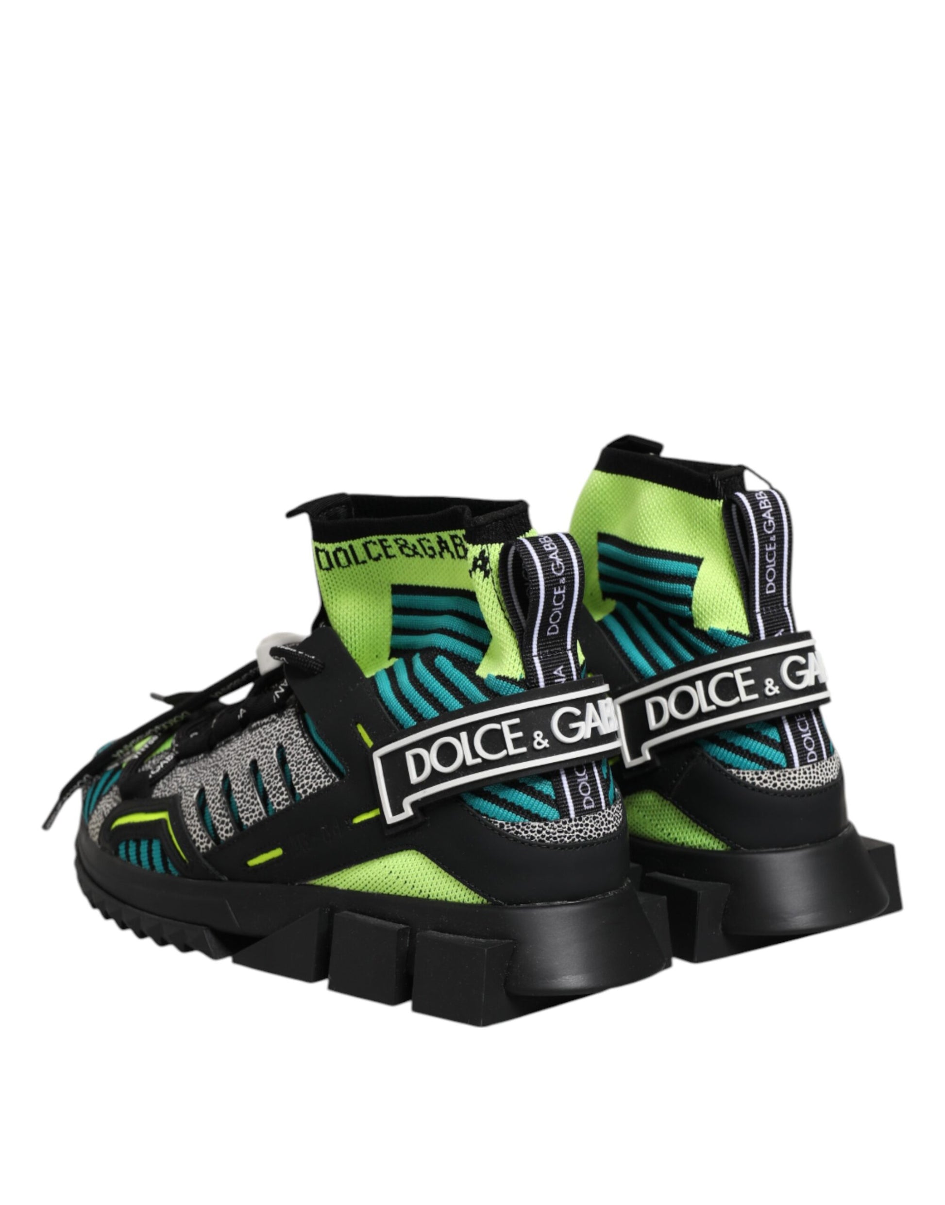 Dolce & Gabbana Multicolor Sorrento Socks Men Sneakers Shoes Dolce & Gabbana