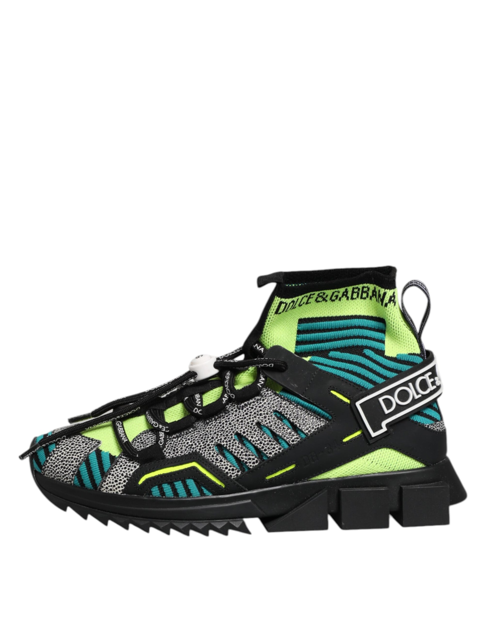 Dolce & Gabbana Multicolor Sorrento Socks Men Sneakers Shoes Dolce & Gabbana