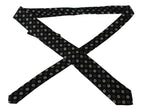Dolce & Gabbana Black 100% Silk Floral Print Print Classic Tie