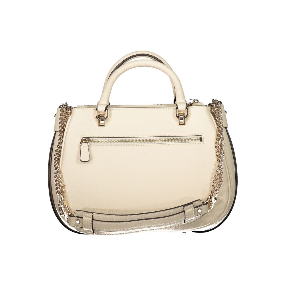 Guess Jeans Beige Polyethylene Handbag Guess Jeans