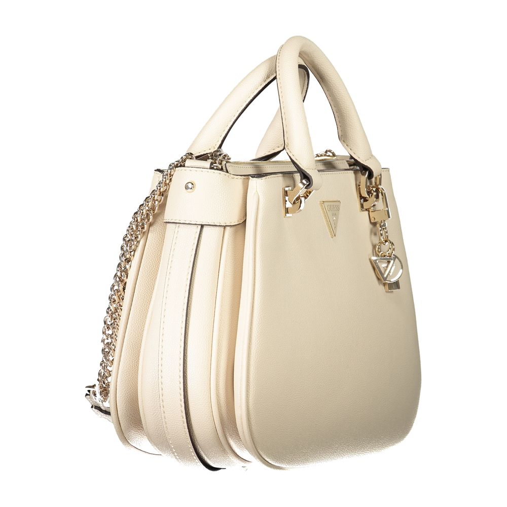 Guess Jeans Beige Polyethylene Handbag Guess Jeans
