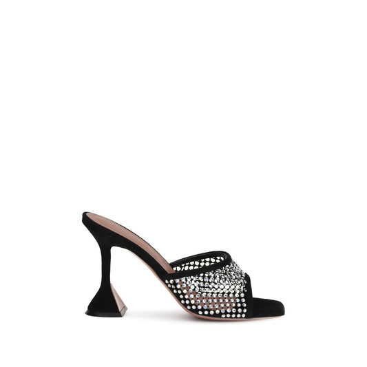 Amina Muaddi Lupita Crystal Sandals Amina Muaddi