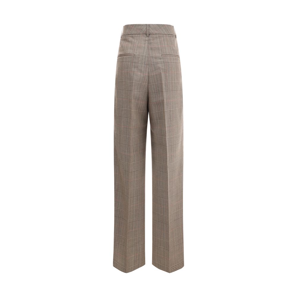 Rohe Prince of wales Wide leg Pants Rohe