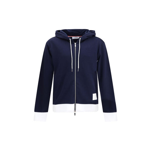 Thom Browne Blue Cotton Sweatshirt Thom Browne