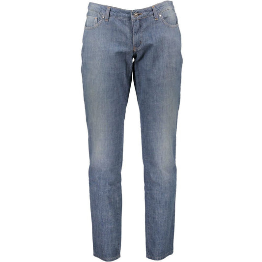 Costume National Blue Cotton Jeans & Pant Costume National