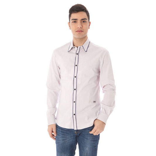 Costume National Pink Cotton Shirt Costume National