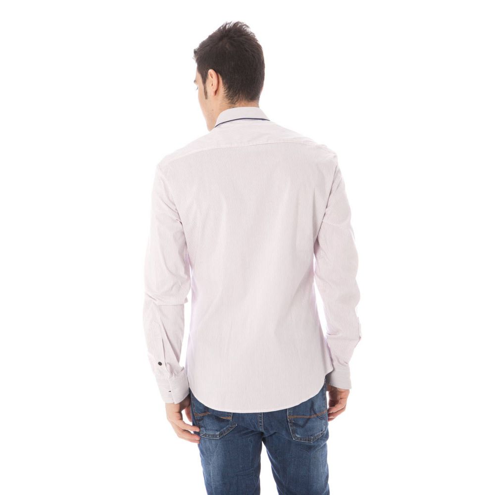 Costume National Pink Cotton Shirt Costume National