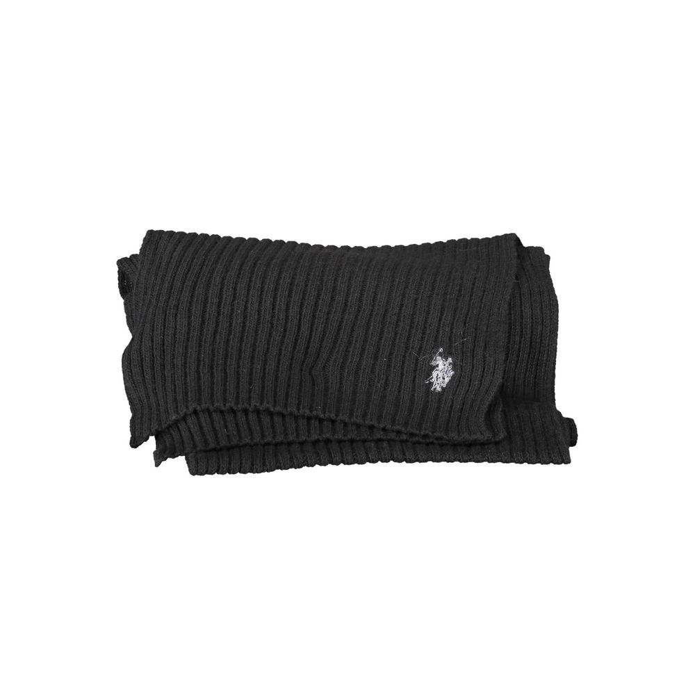 U.S. POLO ASSN. Black Wool Men's Scarf U.S. POLO ASSN.