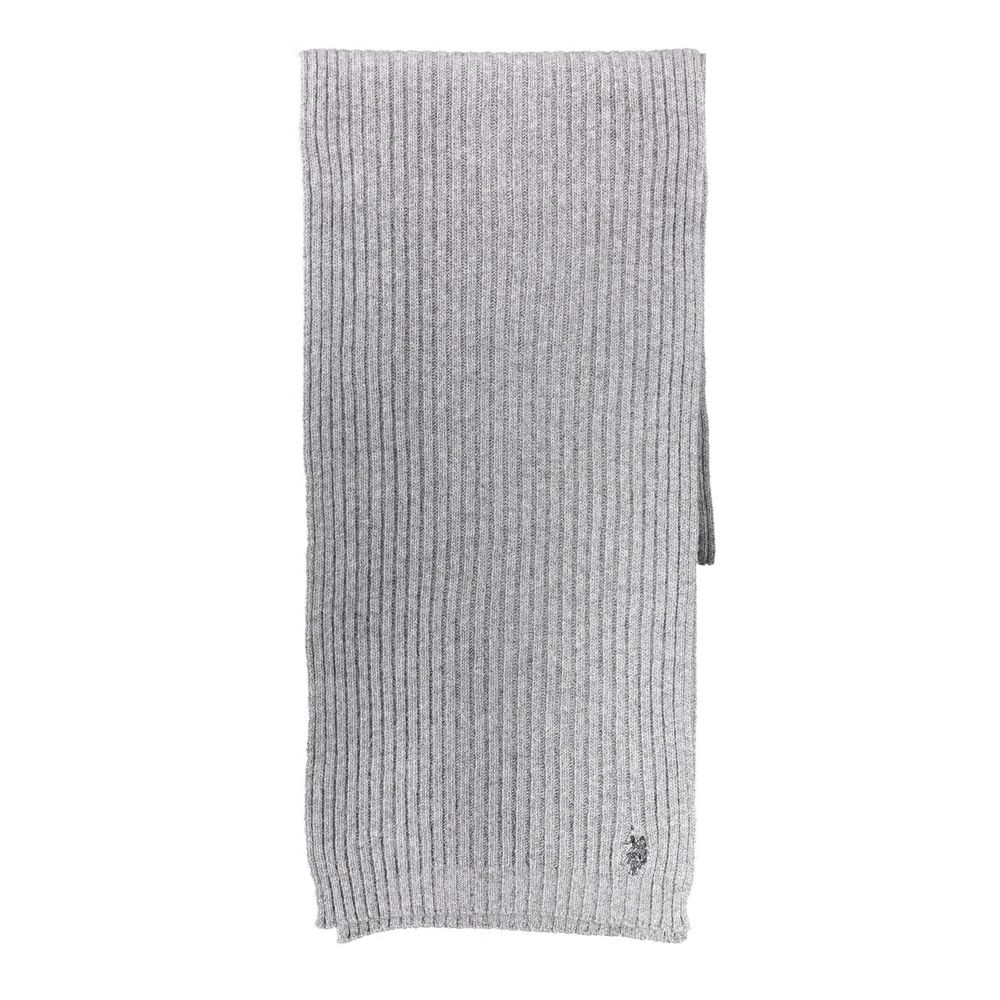 U.S. POLO ASSN. Gray Wool Men's Scarf U.S. POLO ASSN.