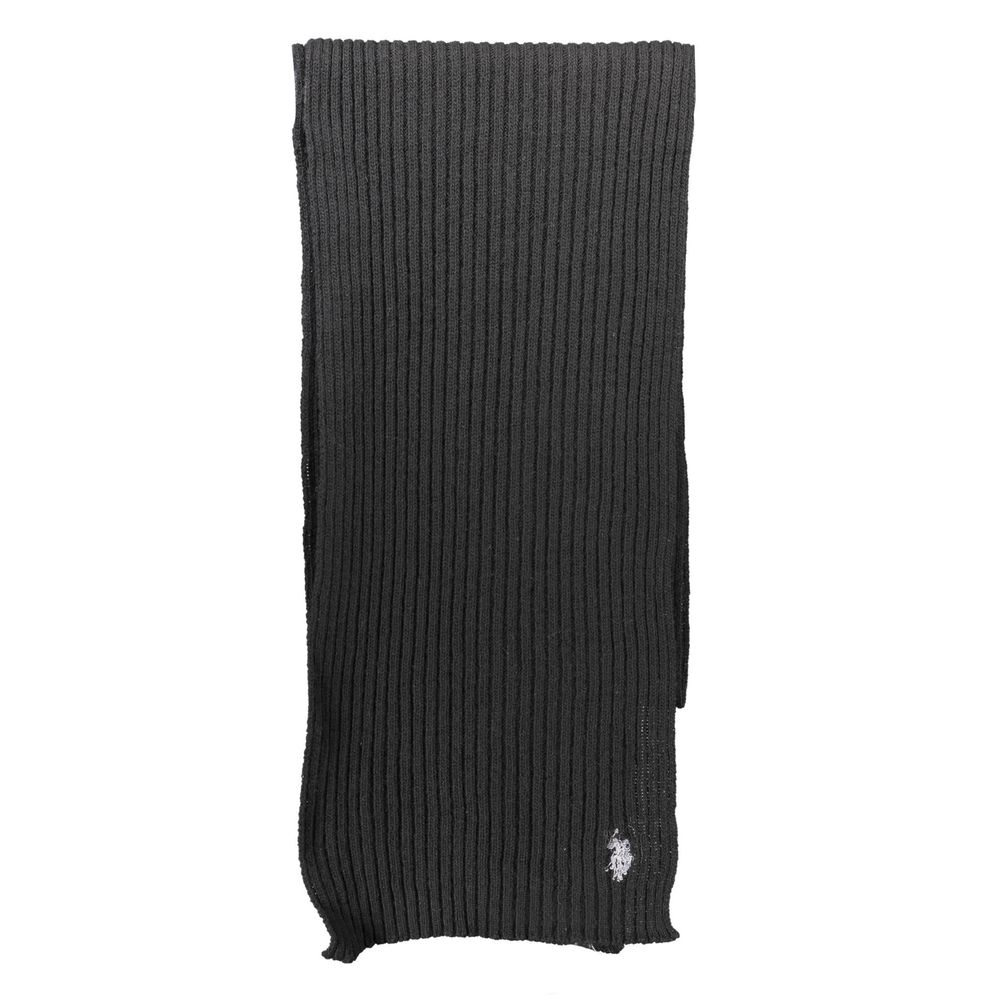 U.S. POLO ASSN. Black Wool Men's Scarf U.S. POLO ASSN.