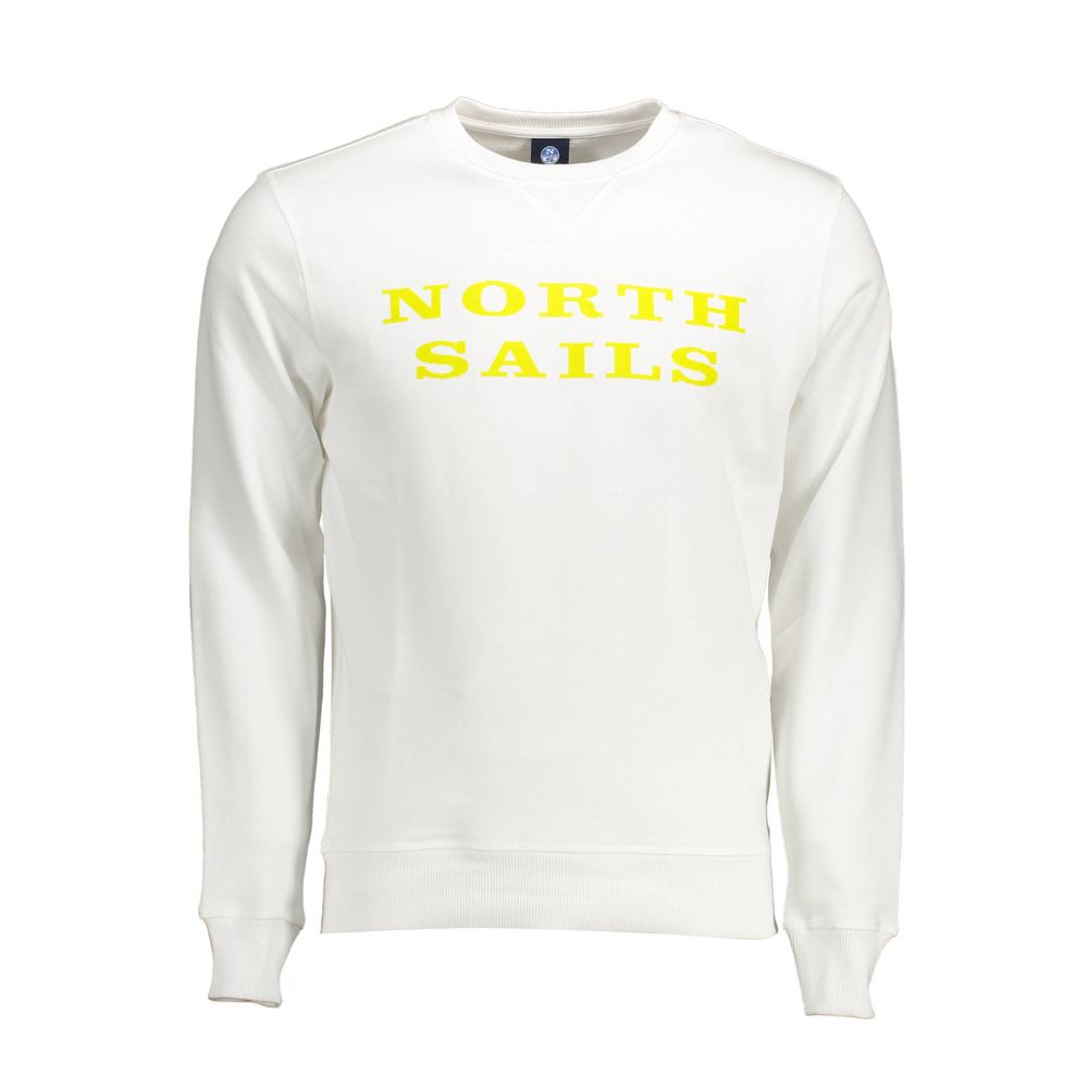 North Sails White Cotton Sweater North Sails