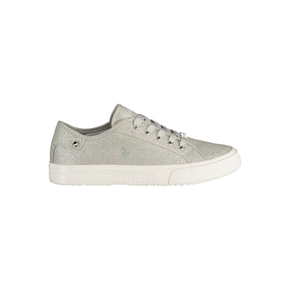 U.S. POLO ASSN. Argento Polyester Women Sneaker U.S. POLO ASSN.