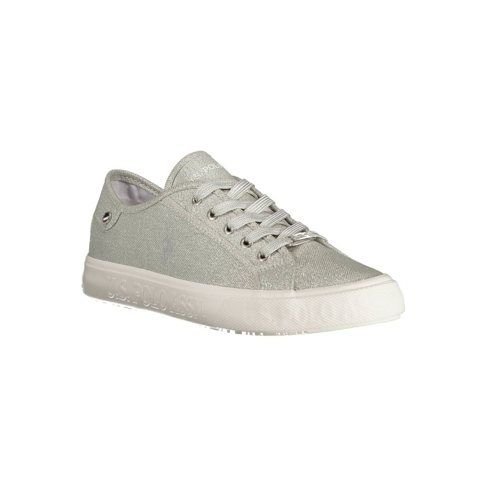 U.S. POLO ASSN. Argento Polyester Women Sneaker U.S. POLO ASSN.