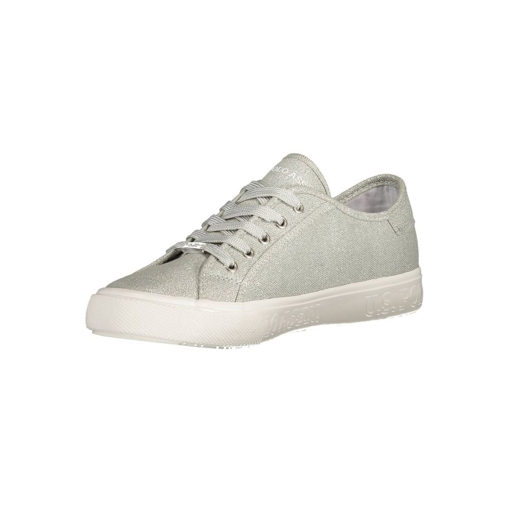 U.S. POLO ASSN. Argento Polyester Women Sneaker U.S. POLO ASSN.