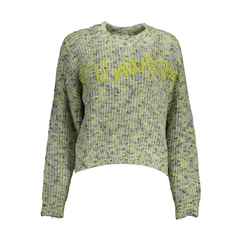 Desigual Green Polyester Sweater