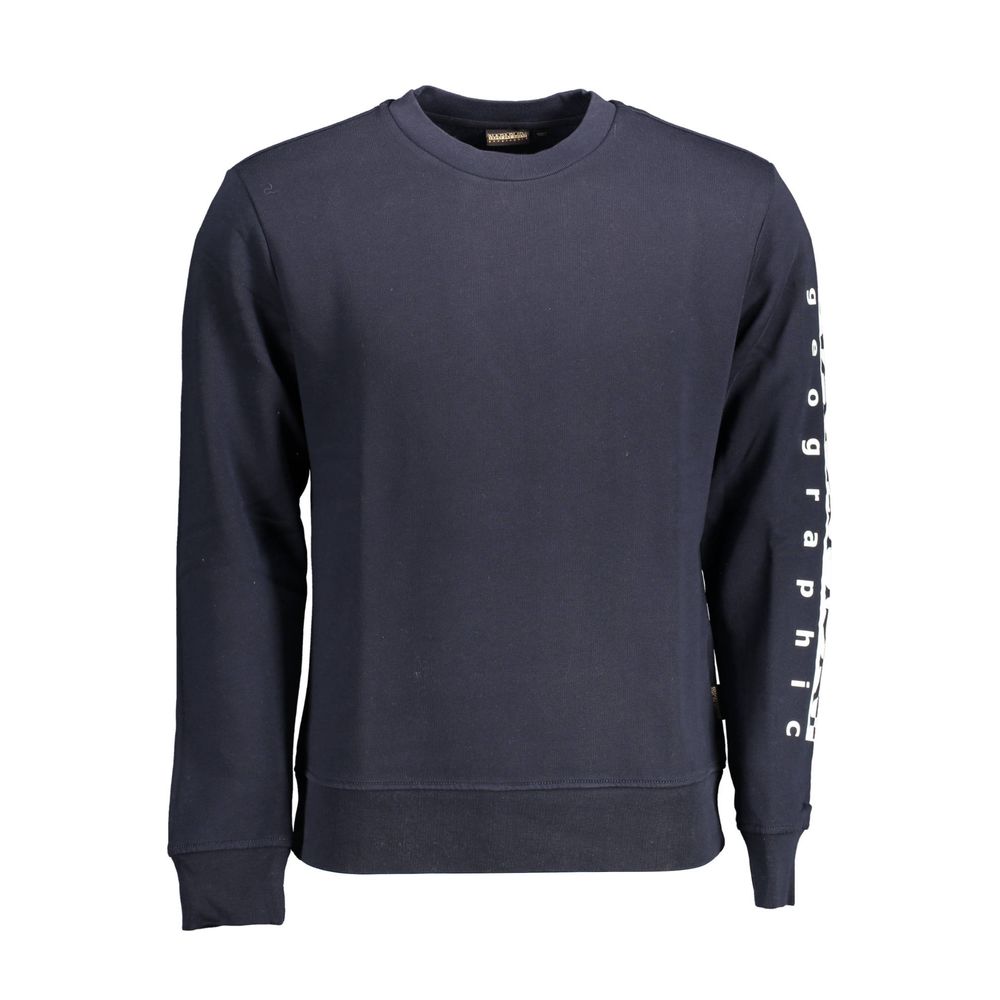 Napapijri Blue Cotton Sweater Napapijri