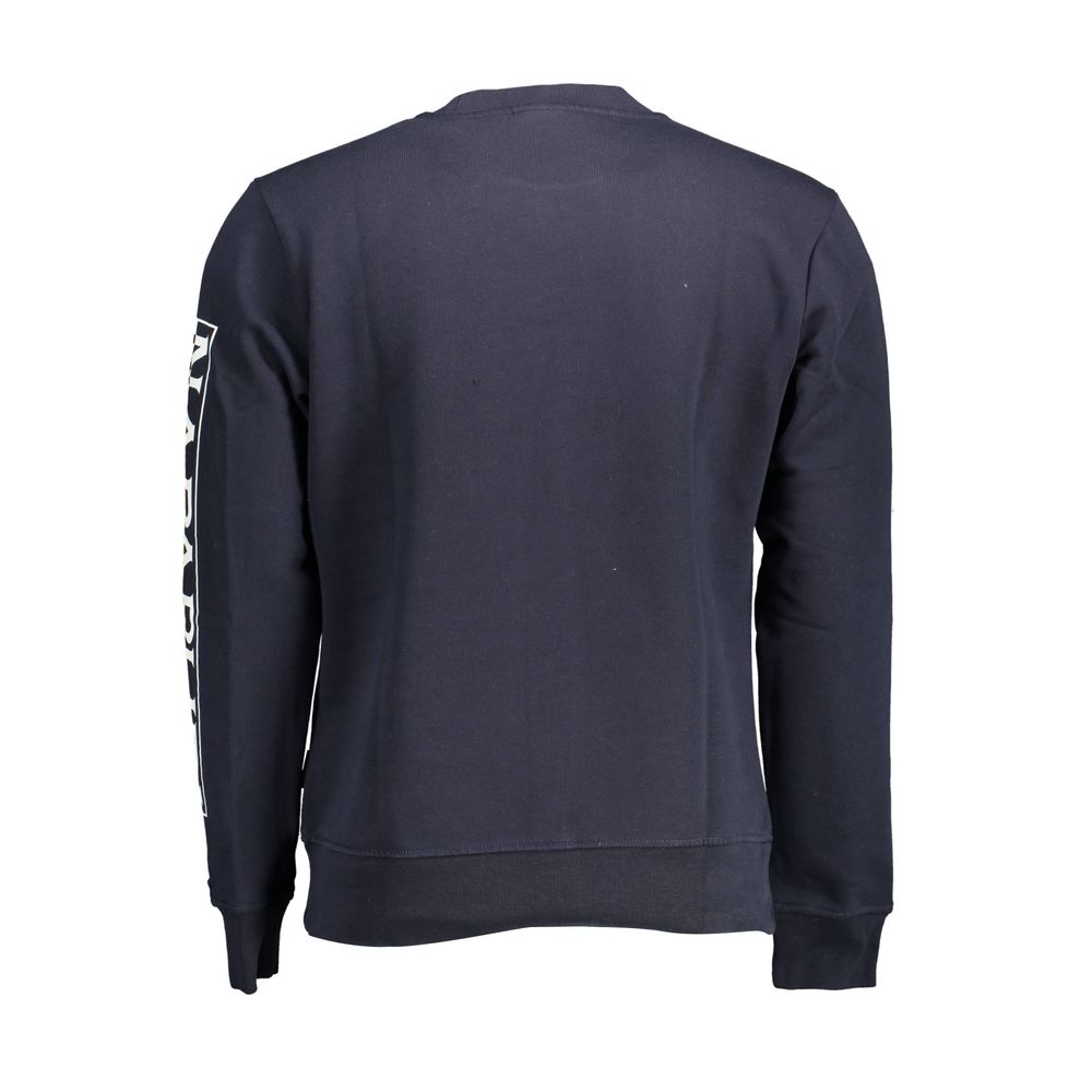 Napapijri Blue Cotton Sweater Napapijri