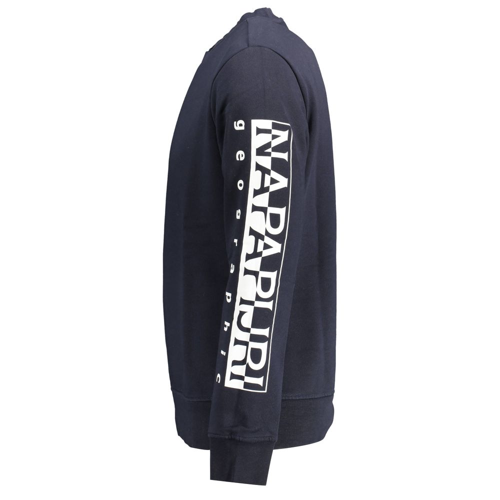 Napapijri Blue Cotton Sweater Napapijri