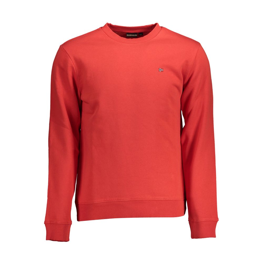 Napapijri Red Cotton Sweater Napapijri