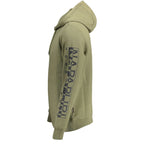 Napapijri Verde Cotton Men Sweatshirt Napapijri