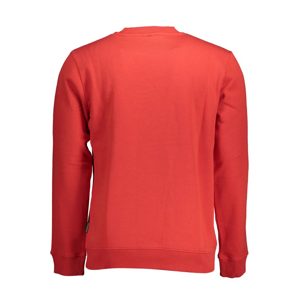 Napapijri Red Cotton Sweater Napapijri