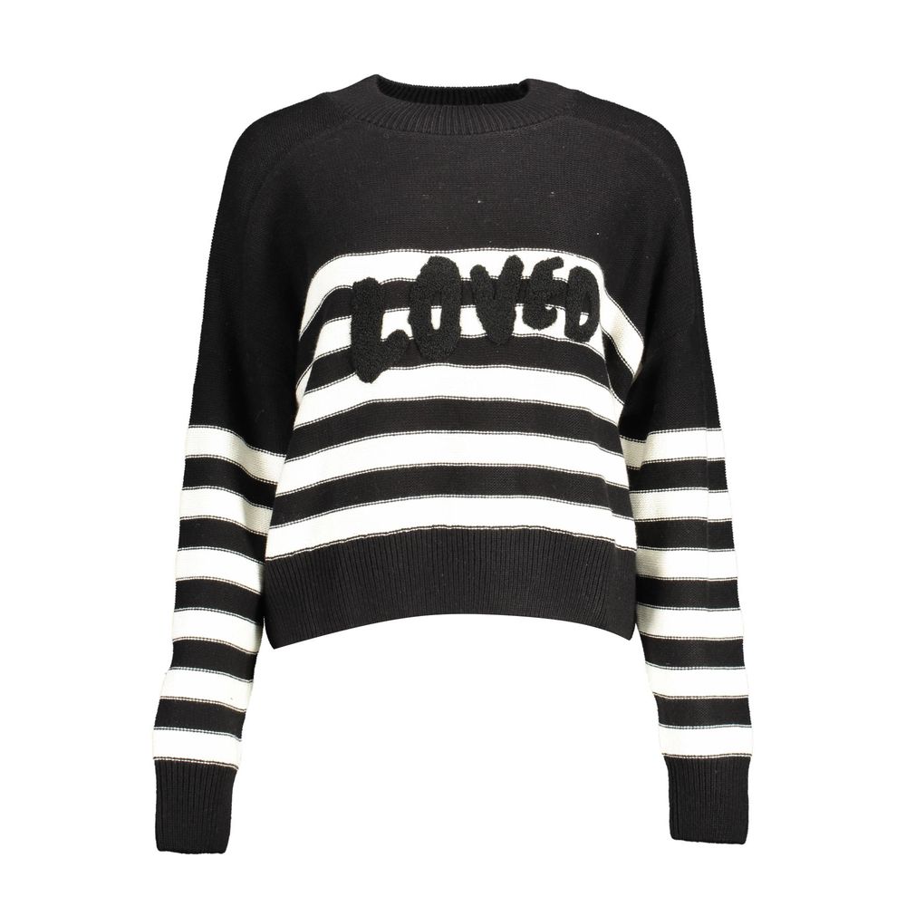 Desigual Black Cotton Women Sweater Desigual