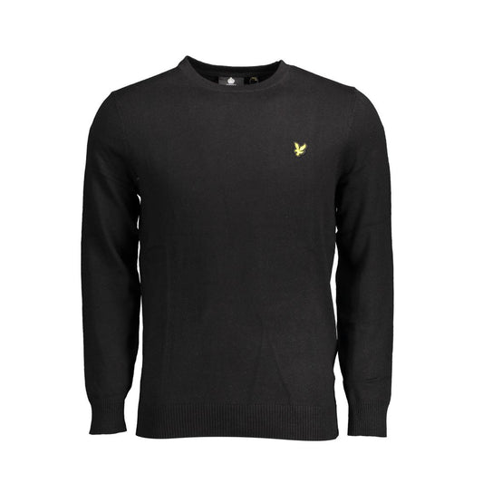 Lyle & Scott Black Cotton Sweater Lyle & Scott