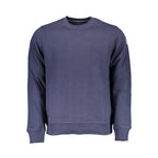 North Sails Blue Cotton Men Sweatshirt North Sails