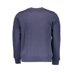 North Sails Blue Cotton Men Sweatshirt North Sails