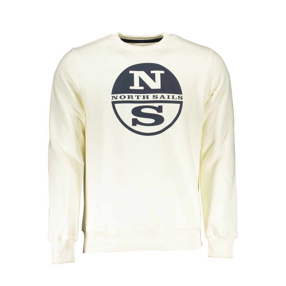 North Sails White Cotton Sweater North Sails