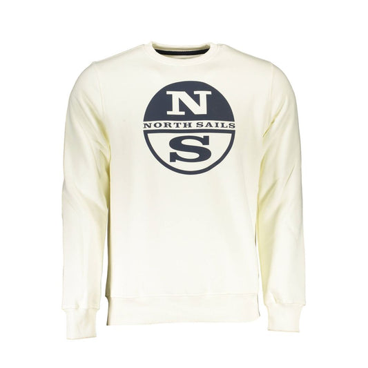 North Sails White Cotton Sweater North Sails