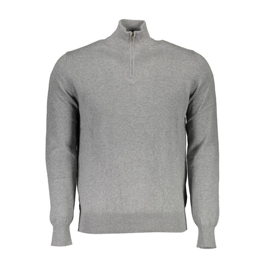 North Sails Gray Cotton Sweater North Sails