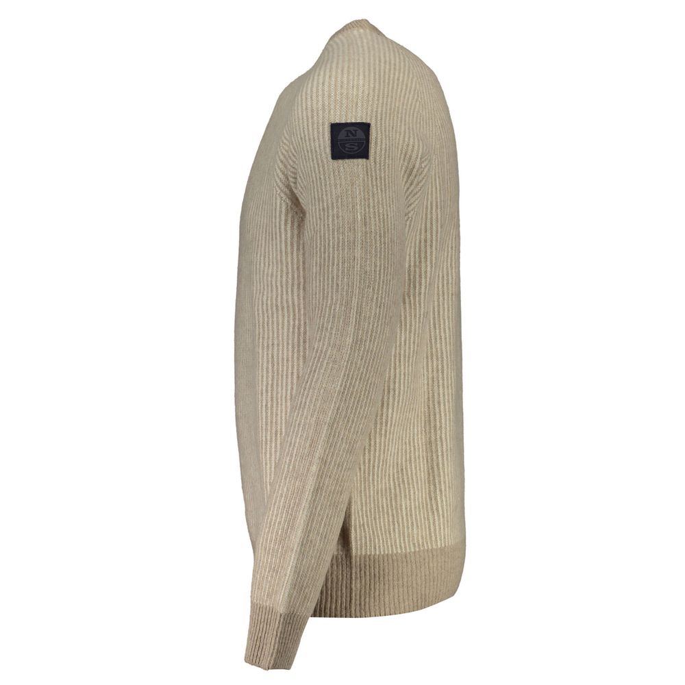 North Sails Beige Wool Sweater North Sails