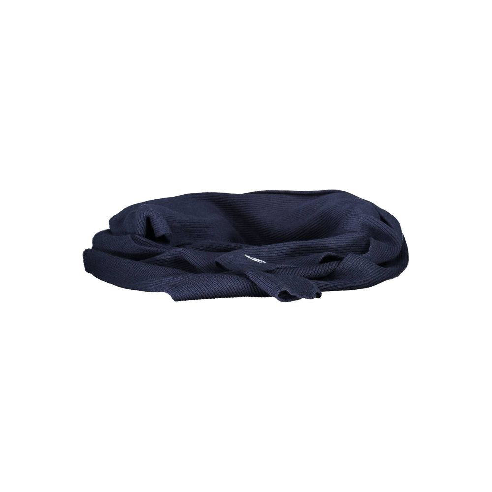 North Sails Blue Cotton Men Scarf North Sails