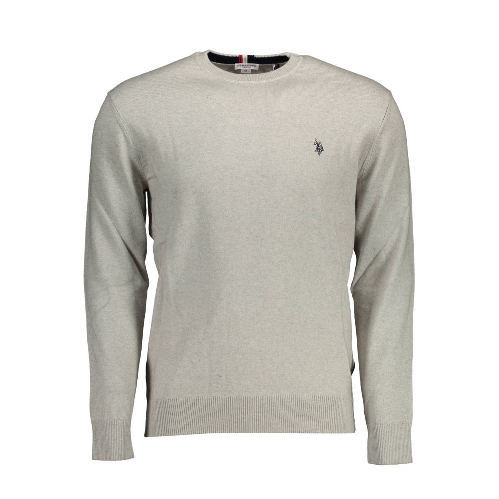 U.S. POLO ASSN. Gray Cotton Men's Sweater