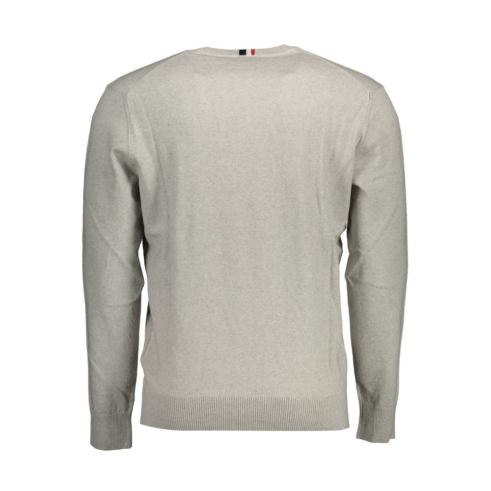 U.S. POLO ASSN. Gray Cotton Men's Sweater