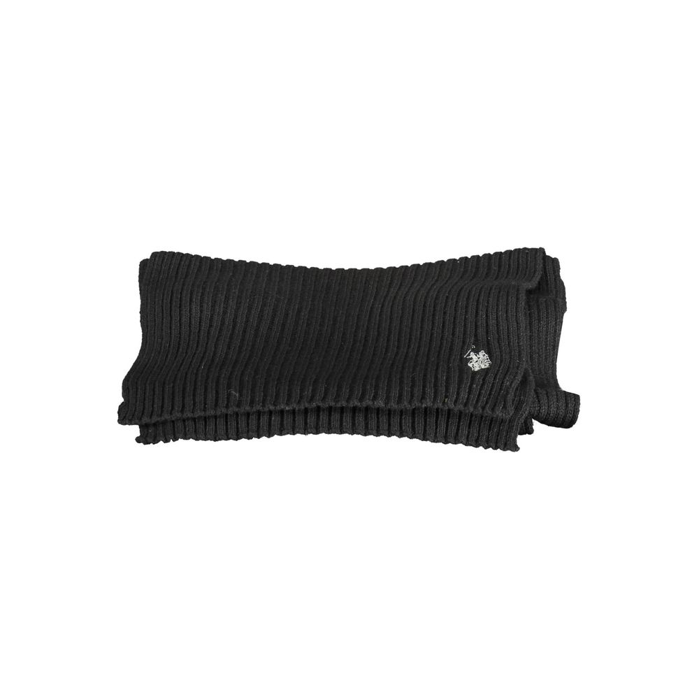 U.S. POLO ASSN. Black Wool Men's Scarf U.S. POLO ASSN.